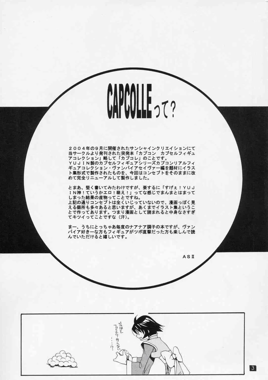 (C67) [蟲娘愛好会 (ASTROGUYII)] CAP+PLUS+COLLE (ヴァンパイアセイヴァー) [2刷 2005年01月19日]_4