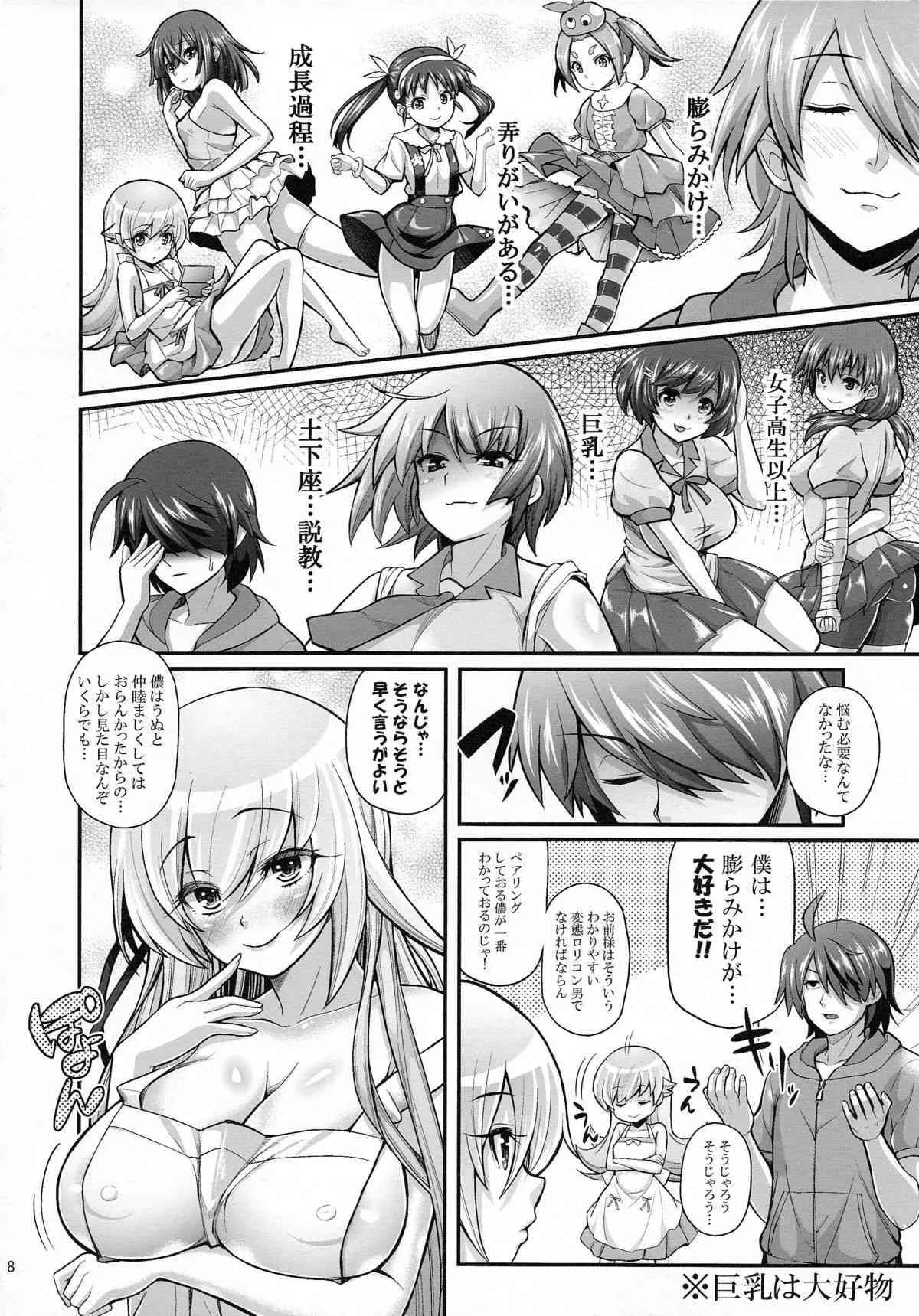 (C85) [薬味紅生姜] パチ物語 しのぶハッピールート (化物語)_5