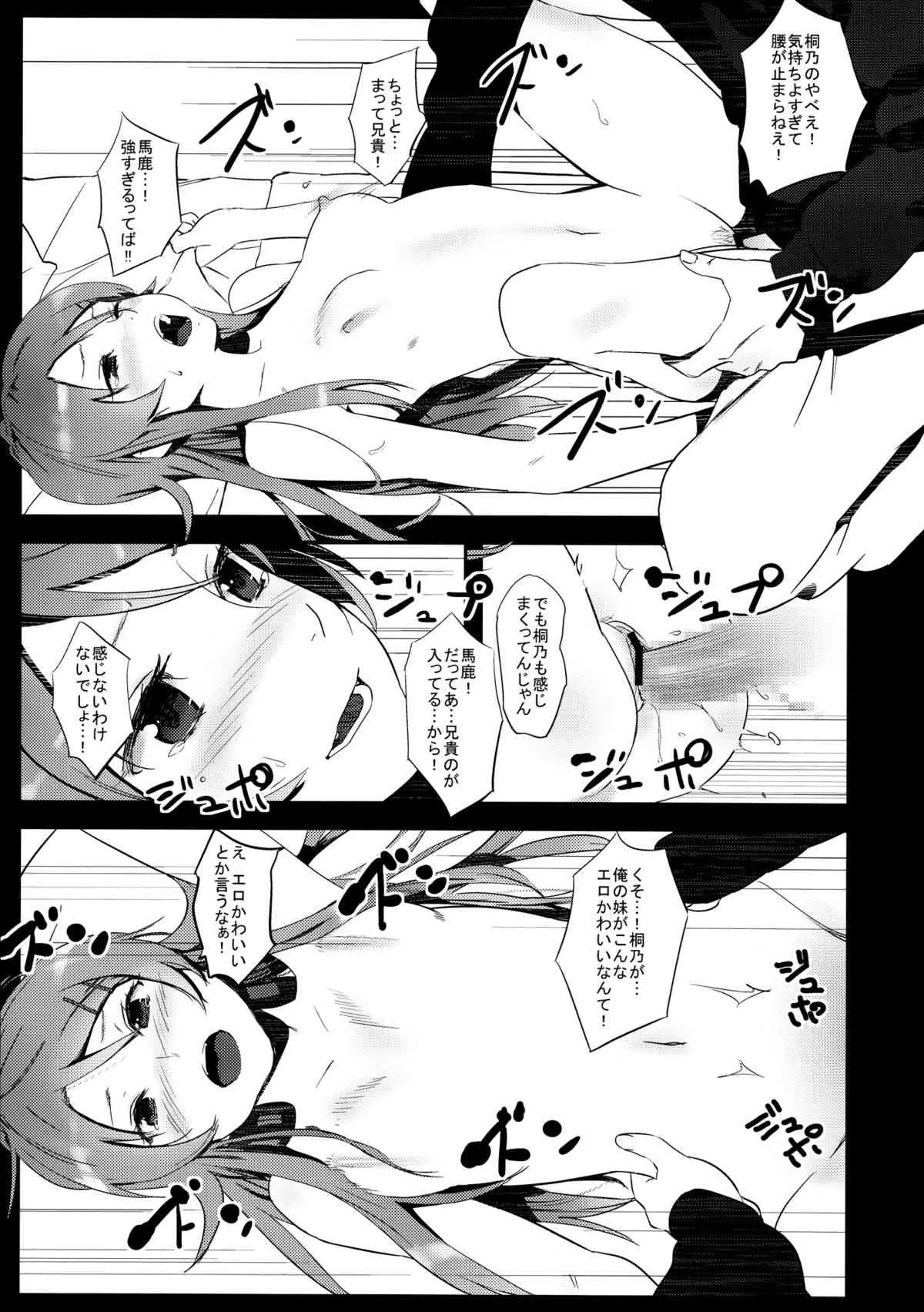 (C79) [アジサイデンデン (川上六角, 小鳥遊レイ)] KIRINO NEVER SURRENDER (俺の妹がこんなに可愛いわけがない)_8