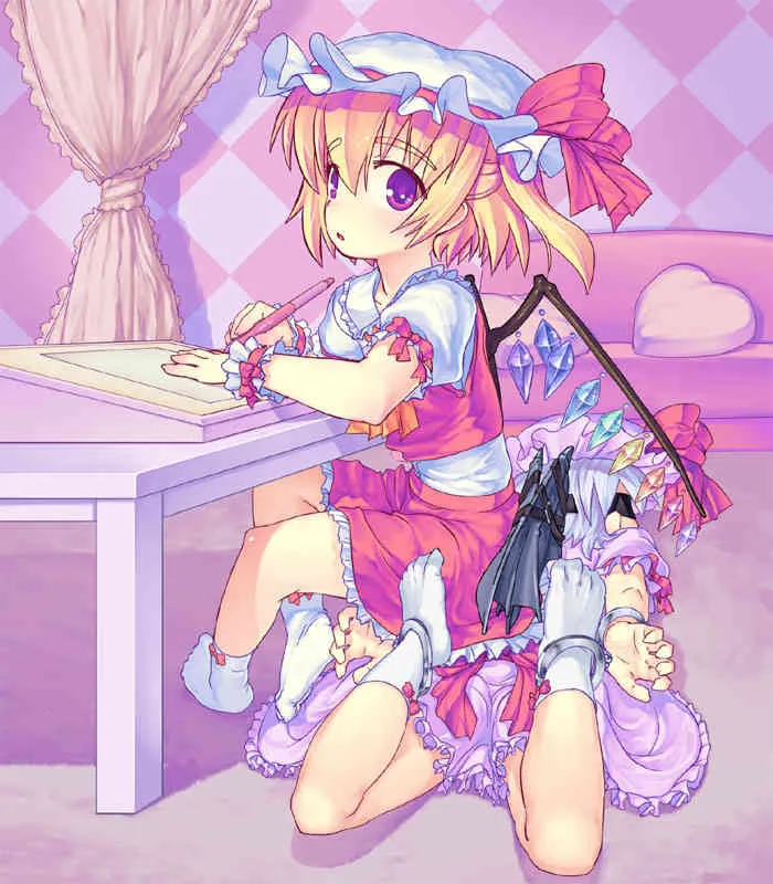 [黒魔法研究所 (wizakun)] 東方アンケリレー＠地下室 (東方Project)