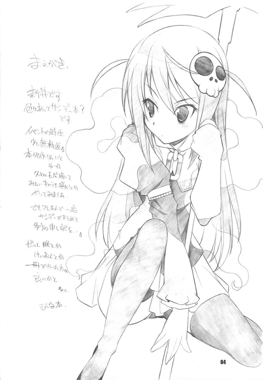 (C76) [まるあらい (新井和崎)] 今日は日曜日 (ハヤテのごとく!)_3