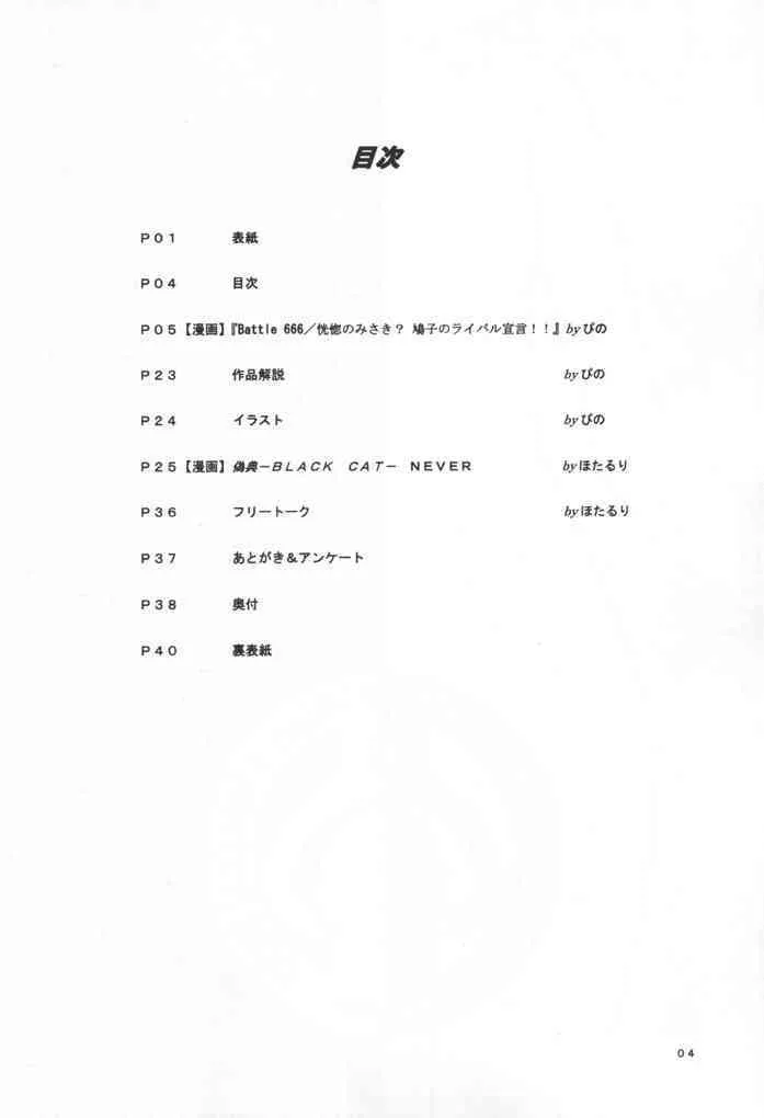 (C61) [実用図書普及会 ( ほたるり, ぴの)] 常用弐號 | Adictive II (エンジェリックレイヤー , ブラックキャット)_3