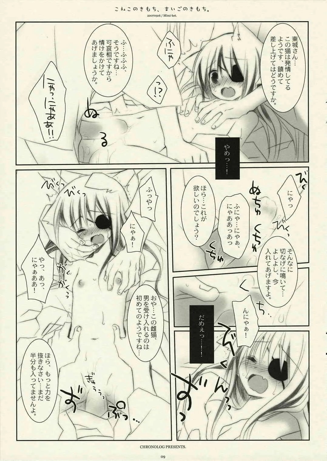 [CHRONOLOG (桜沢いづみ)] こねこのきもち、まいごのきもち。(銀魂)_8