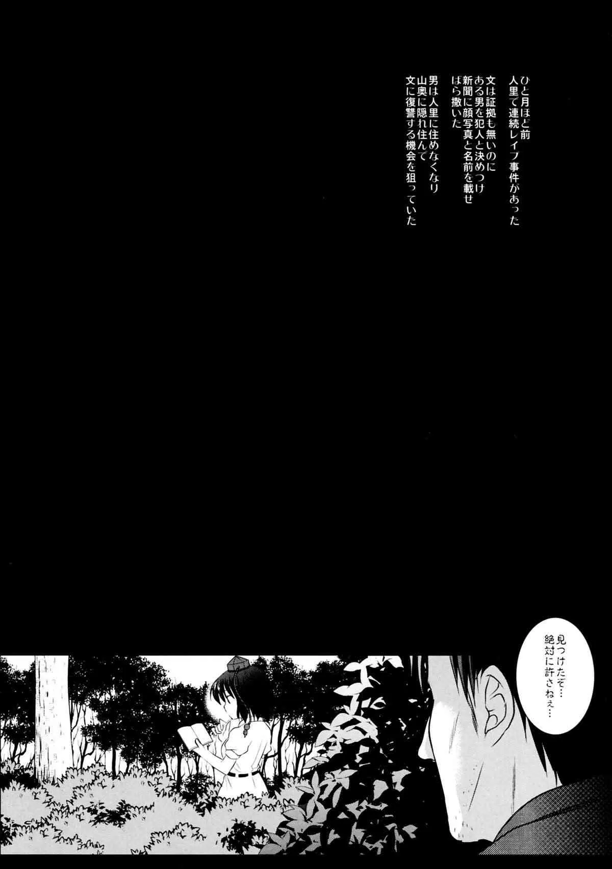(紅楼夢9) [ナギヤマスギ (那岐山)] 東方陵辱29 でっち上げ記事で恨みを買い監禁された文 (東方Project)_5