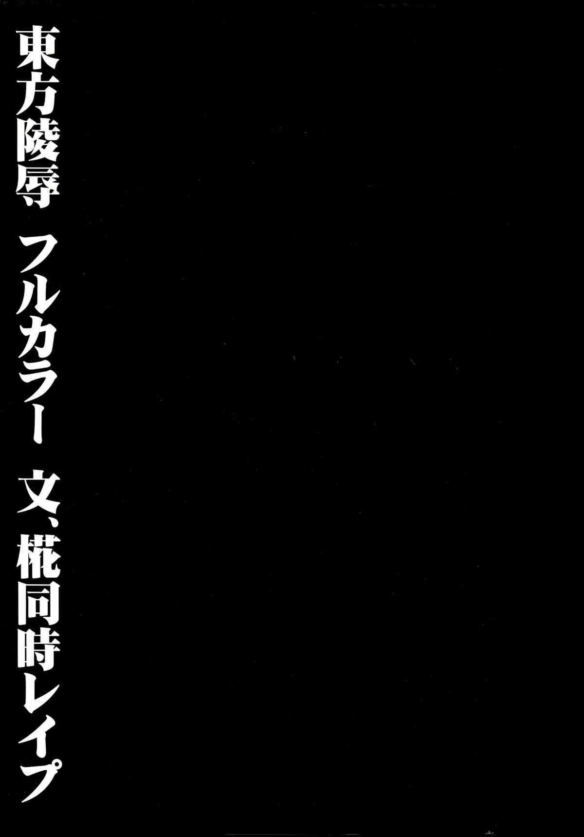 (C84) [ナギヤマスギ (那岐山)] 東方陵辱28 文、椛同時レイプ (東方Project)_2
