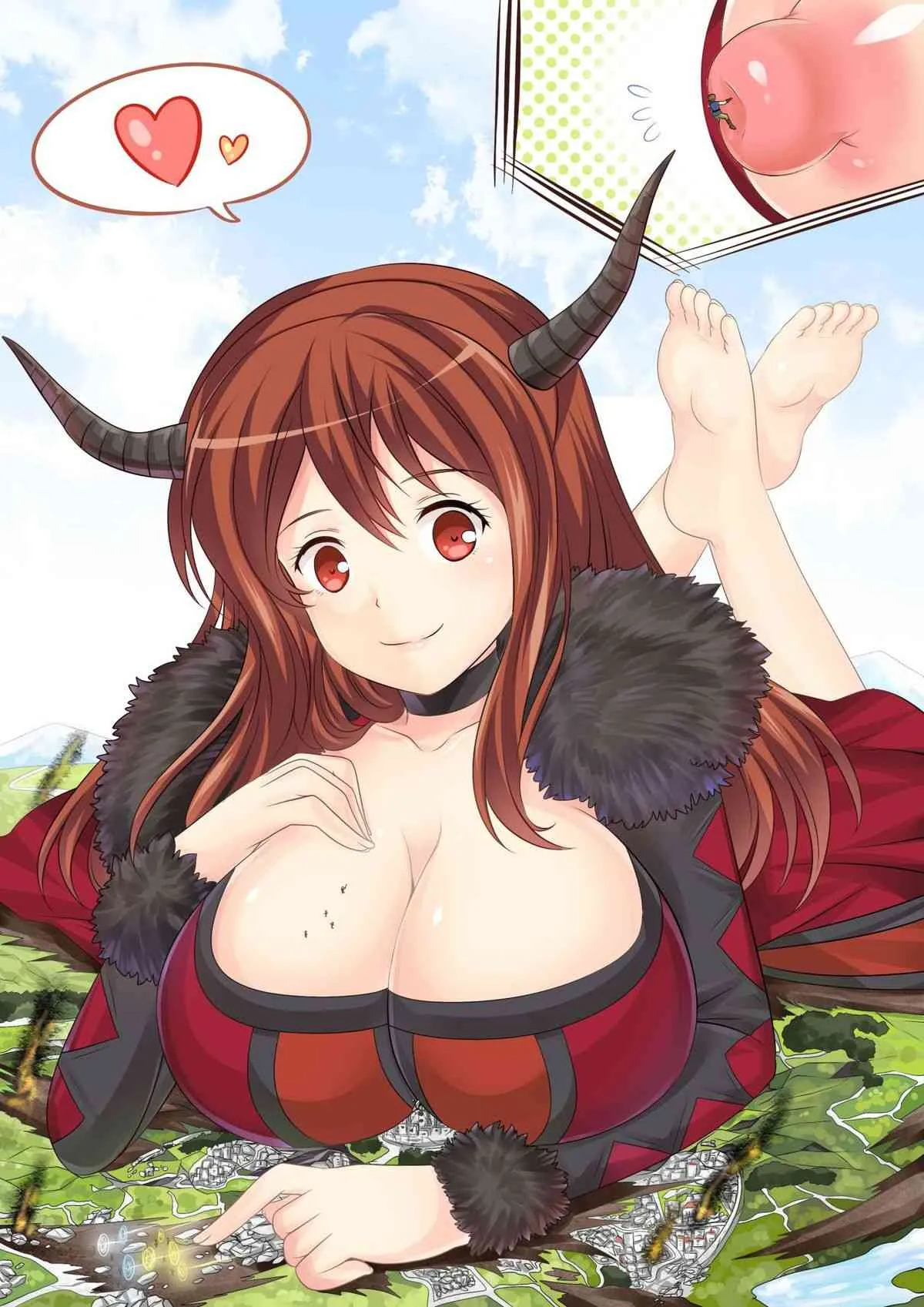 [火山の楊] 巨大娘襲来_3
