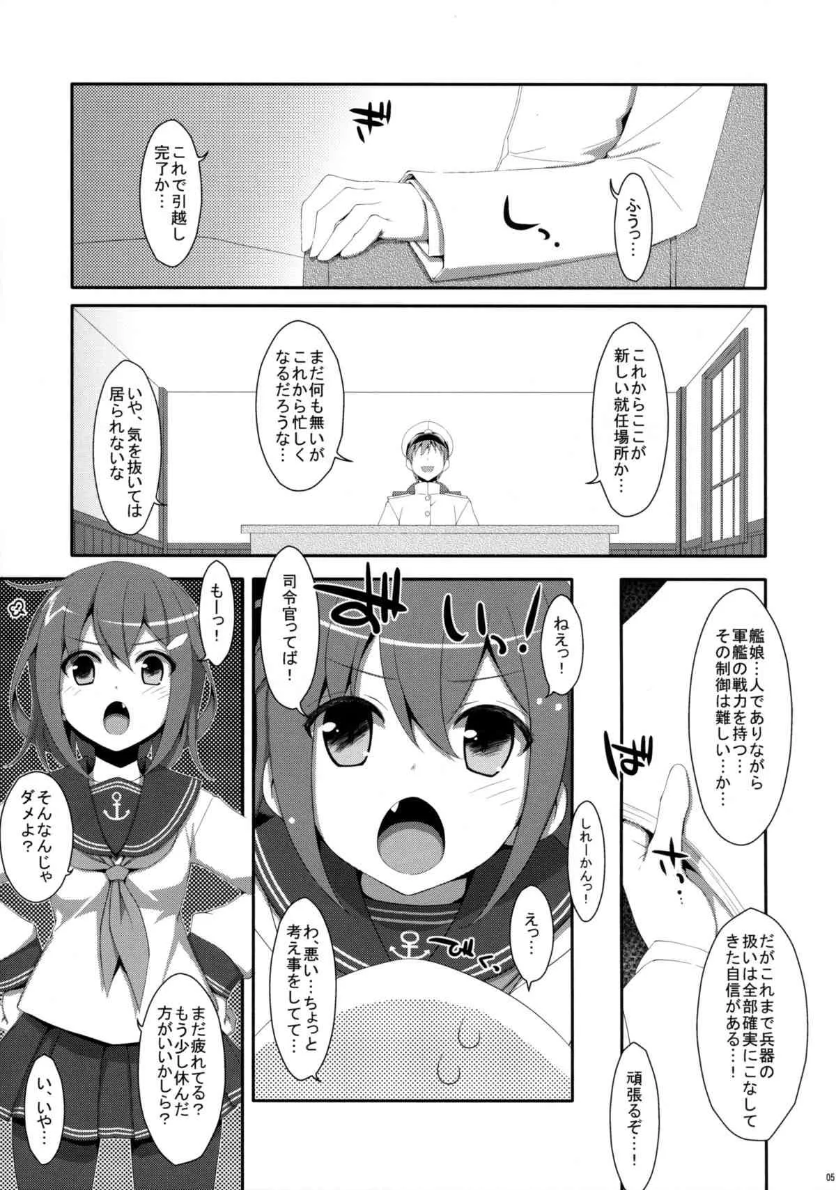 (C85) [TIES (タケイオーキ)] ダメ提督製造レシピ (艦隊これくしょん -艦これ-)_4