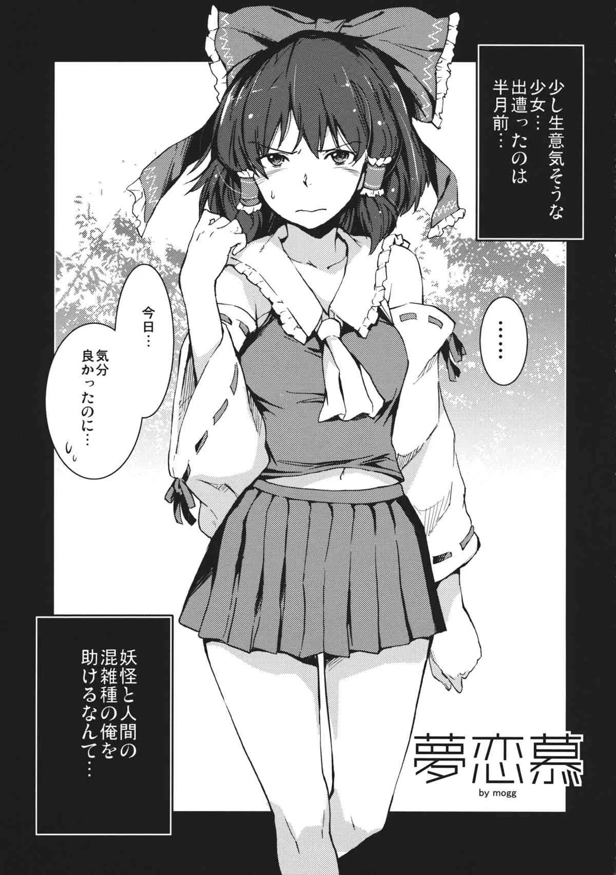 (C85) [笑顔で暴力 (mogg)] 夢恋慕 (東方Project)_2