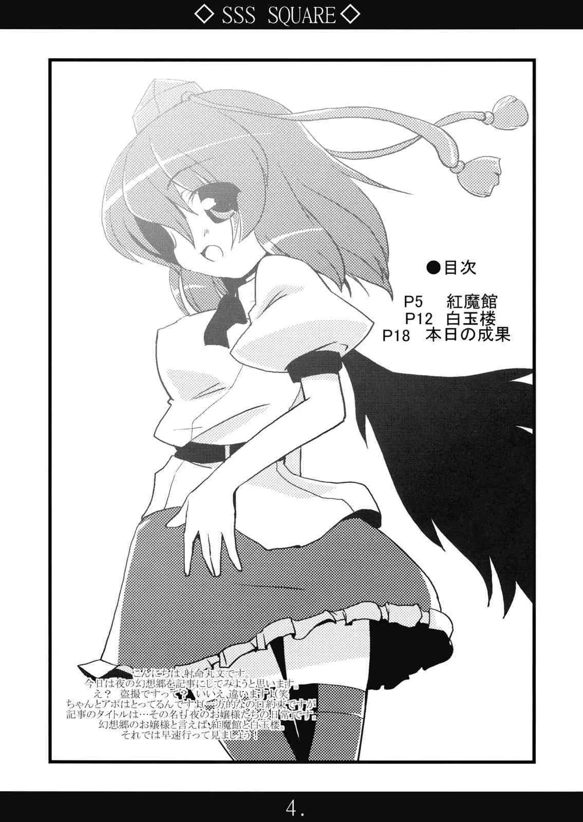 (C74) [海蒼玉 (はすみみるく)] SSS SQUARE (東方Project)_2