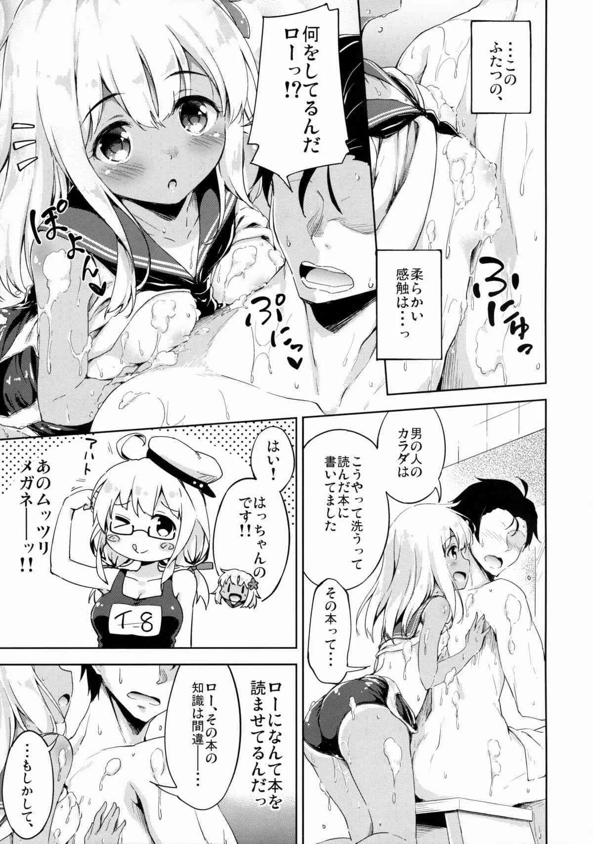 (C88) [たこ焼き畑 (たこ焼き)] ろーちゃんとハダカノツキアイですって (艦隊これくしょん -艦これ-)_3