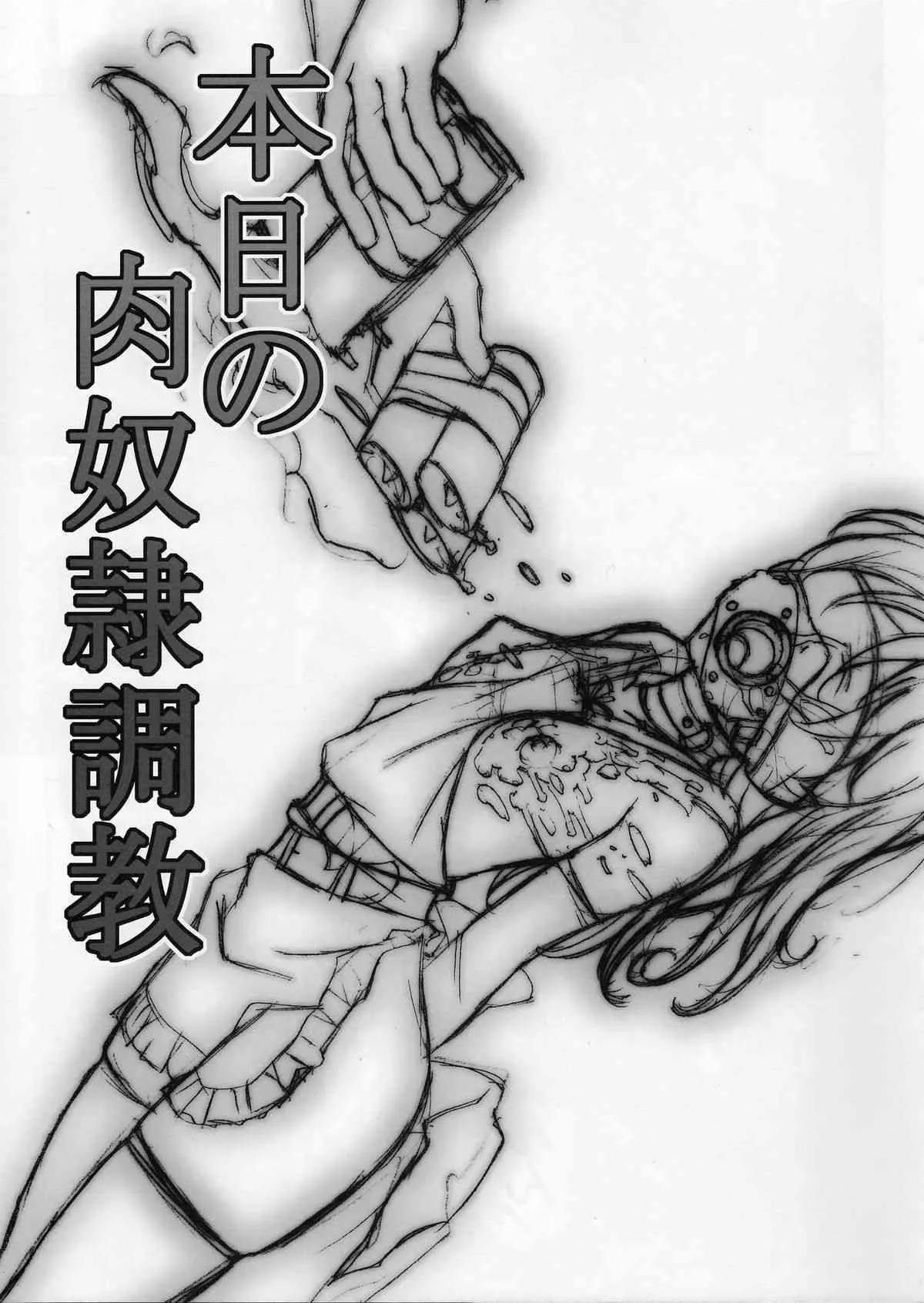(C88) [大陸間弾道弾団 (桜ロマ子)] 本日の肉奴隷調教_2