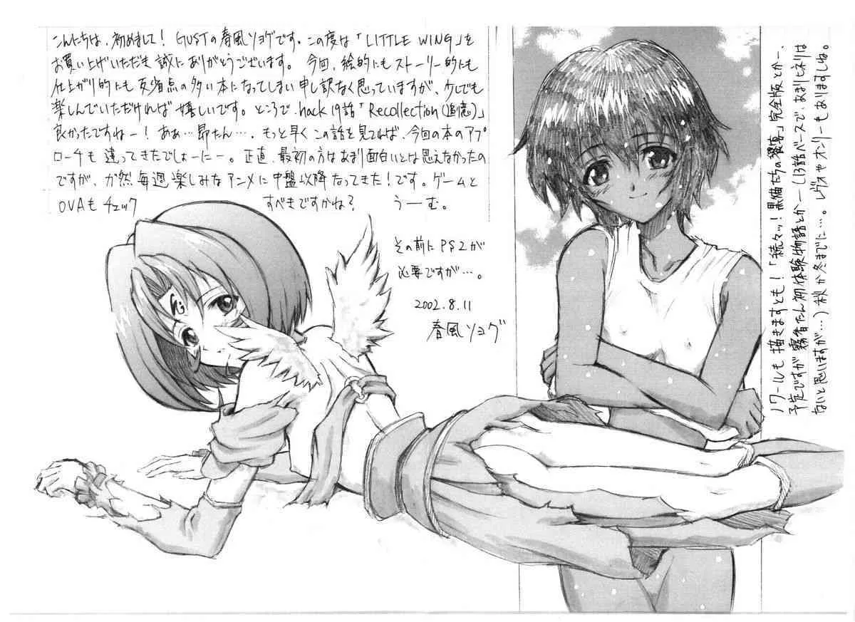(C62) [GUST (春風ソヨグ)] LITTLE WING (.hack//SIGN, ノワール)_2