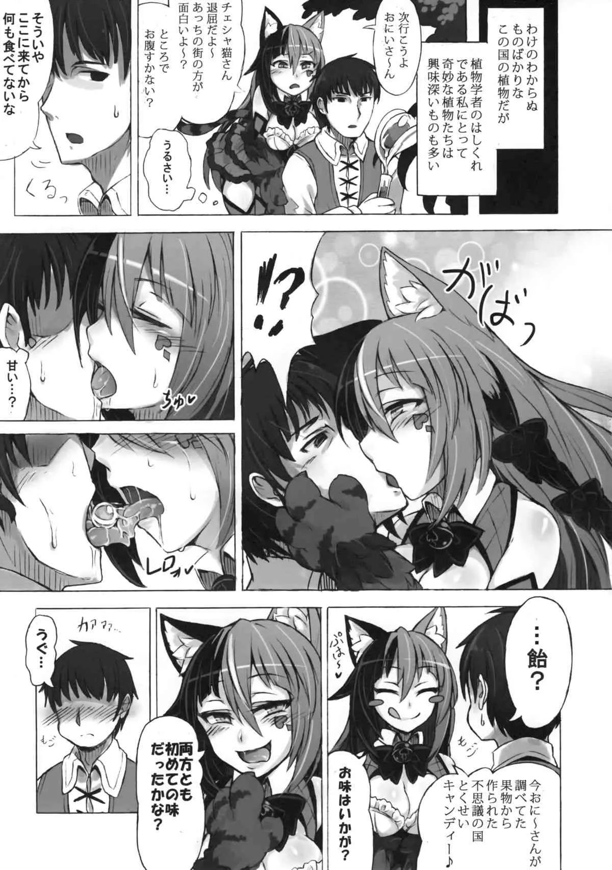 (C89) [クロビネガ (健康クロス)] 魔物娘図鑑・被害報告 ～チェシャ猫のおいでませ不思議の国～_10