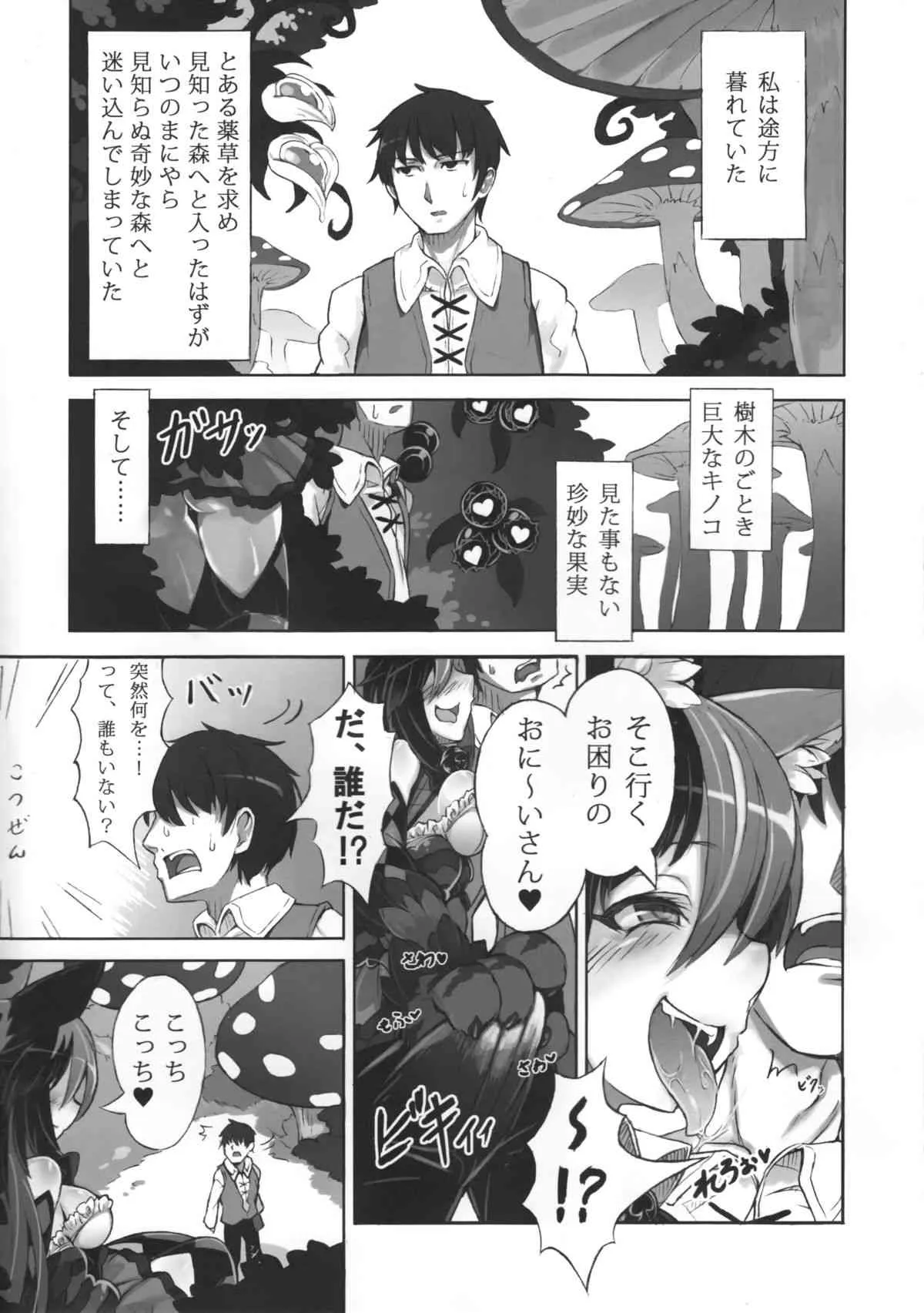 (C89) [クロビネガ (健康クロス)] 魔物娘図鑑・被害報告 ～チェシャ猫のおいでませ不思議の国～_4