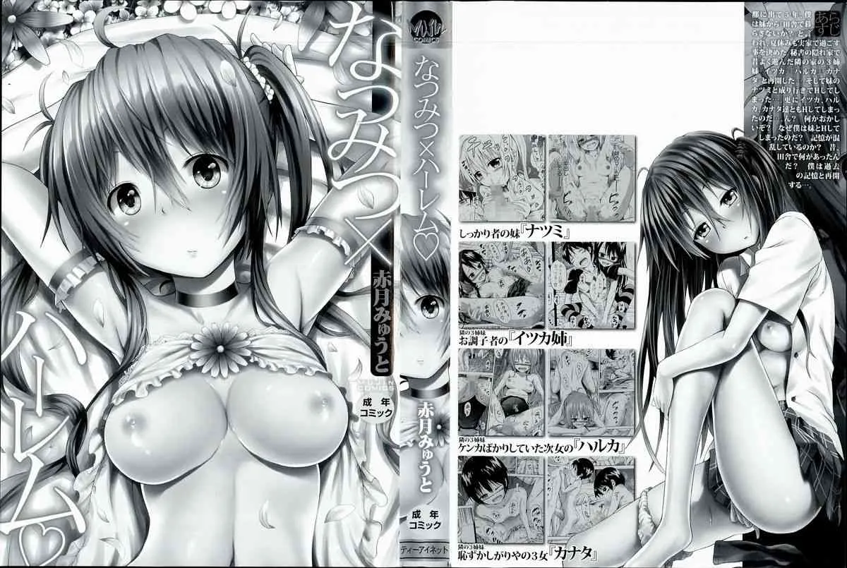 [赤月みゅうと] なつみつ×ハーレム♡ + メロンブックス限定小冊子_3